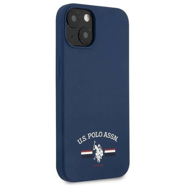 Чехол U.S. Polo Assn Silicone Collection для iPhone 13 mini Navy (USHCP13SSFGV)