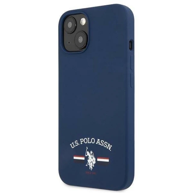 Чохол U.S. Polo Assn Silicone Collection для iPhone 13 Navy (USHCP13MSFGV)