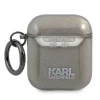 Чохол Karl Lagerfeld Glitter Karl's Head для AirPods 2/1 Black (KLA2UKHGK)