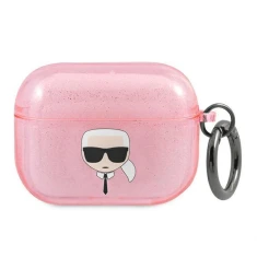 Чохол Karl Lagerfeld Karl's Head для AirPods Pro Pink (KLAPUKHGP)
