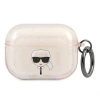 Чохол Karl Lagerfeld Glitter Karl's Head для AirPods Pro Gold (KLAPUKHGD)