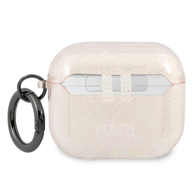 Чохол Karl Lagerfeld Karl's Head для AirPods 3 Gold (KLA3UKHGD)