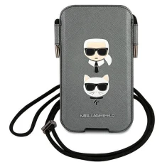 Чохол Karl Lagerfeld Saffiano Iconik Karl & Choupette 6.1