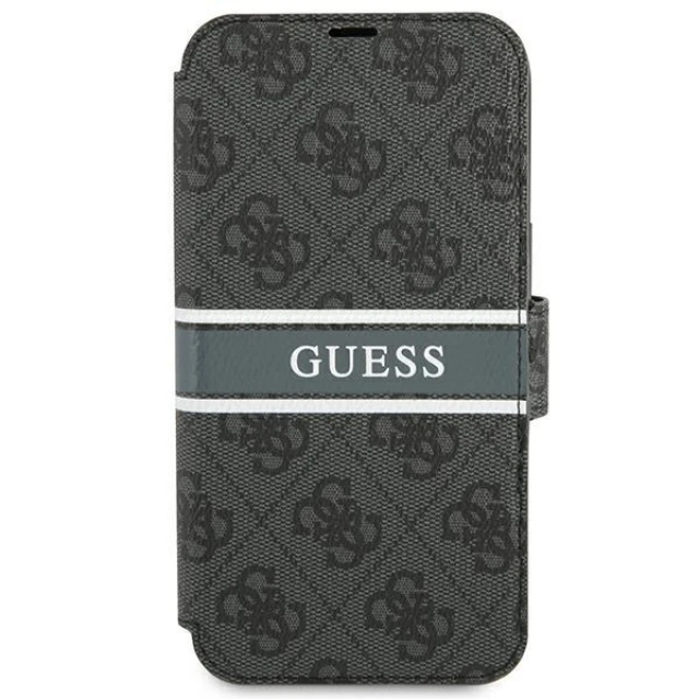 Чохол Guess 4G Stripe для iPhone 13 mini Grey (GUBKP13S4GDGR)