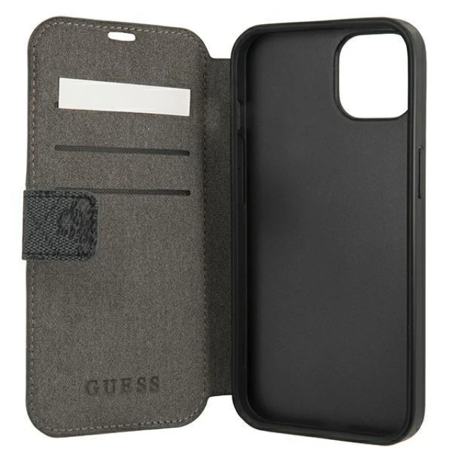 Чохол Guess 4G Stripe для iPhone 13 mini Grey (GUBKP13S4GDGR)