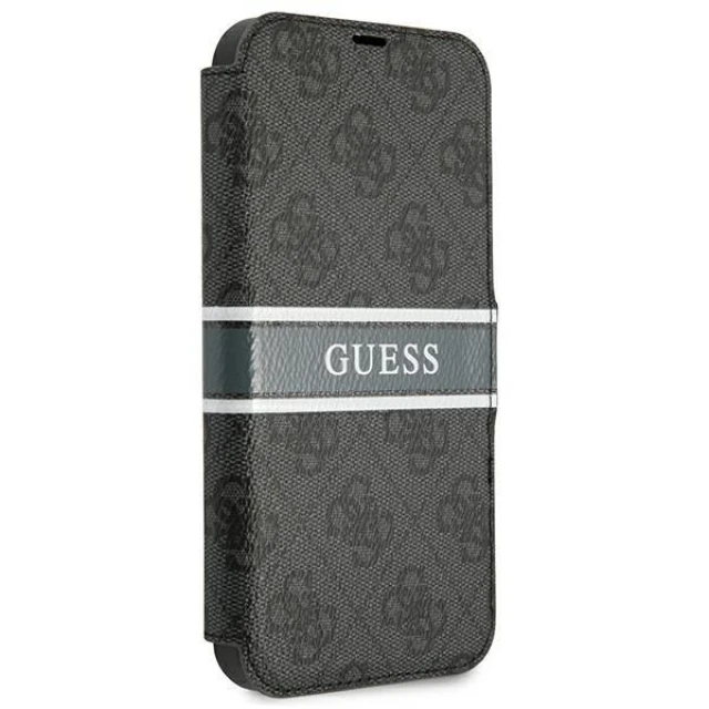 Чохол Guess 4G Stripe для iPhone 13 Pro Grey (GUBKP13L4GDGR)