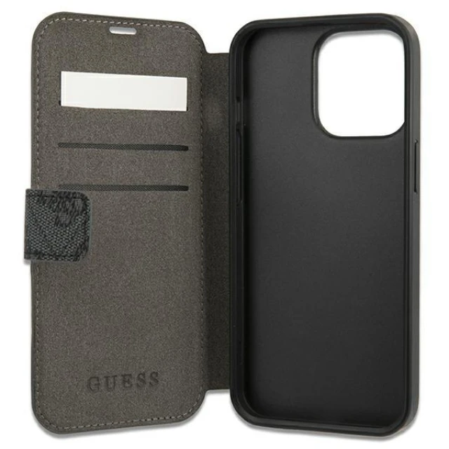 Чохол Guess 4G Stripe для iPhone 13 Pro Grey (GUBKP13L4GDGR)