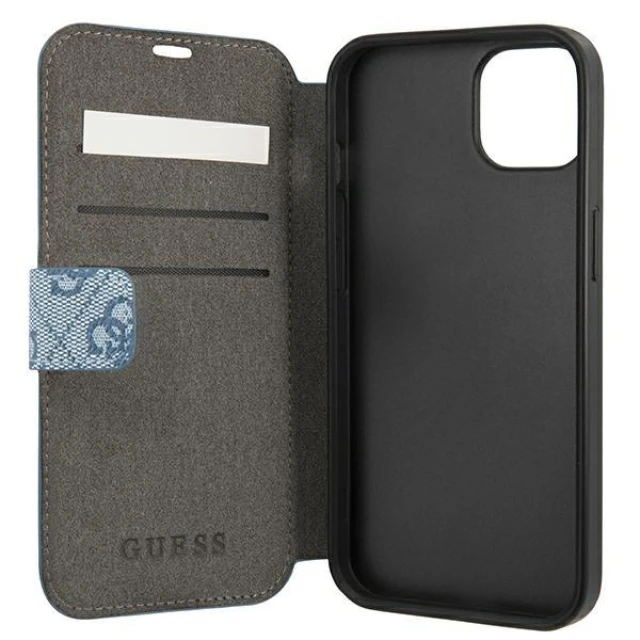 Чохол Guess 4G Stripe для iPhone 13 mini Blue (GUBKP13S4GDBL)