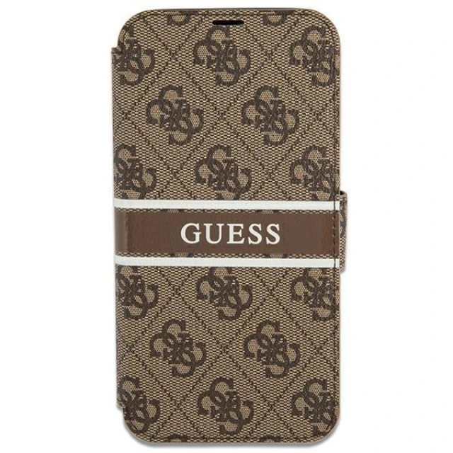 Чохол Guess 4G Stripe для iPhone 13 Pro Brown (GUBKP13L4GDBR)