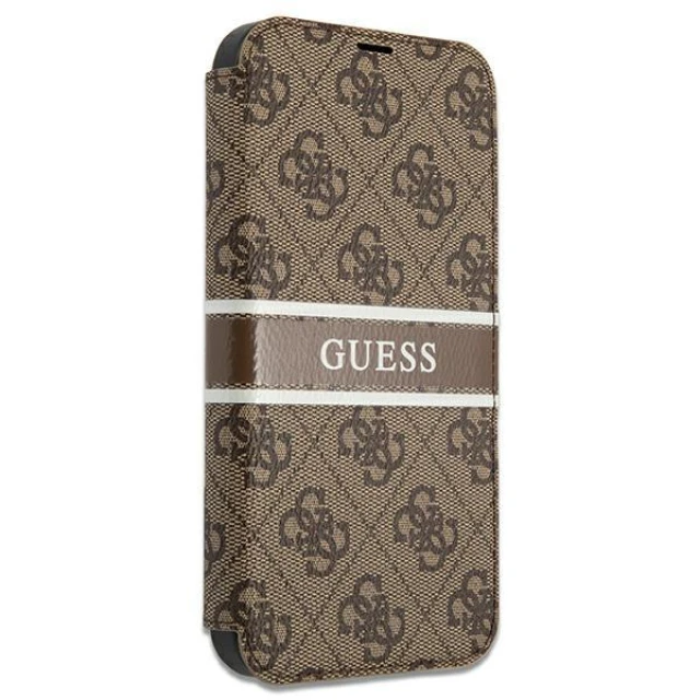 Чохол Guess 4G Stripe для iPhone 13 Pro Brown (GUBKP13L4GDBR)