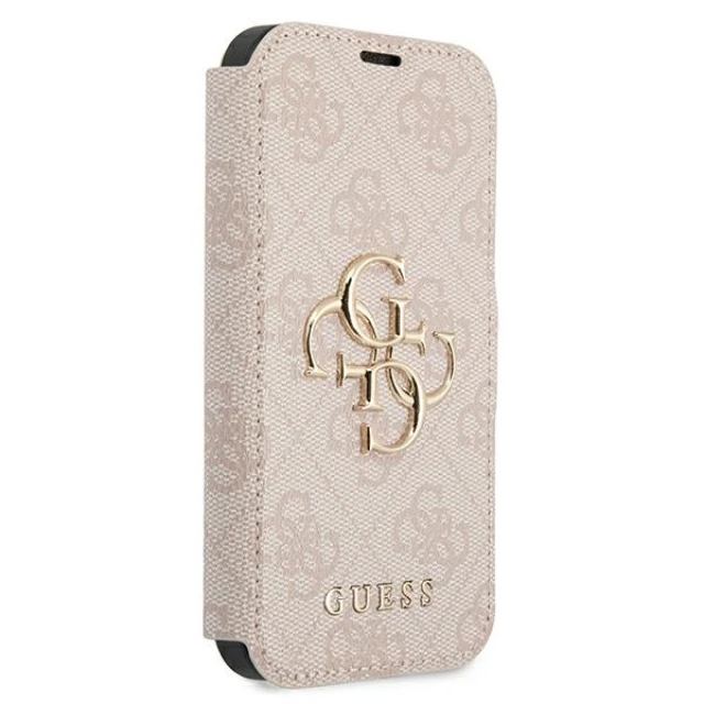 Чехол Guess 4G Big Metal Logo для iPhone 13 Pro Max Pink (GUBKP13X4GMGPI)