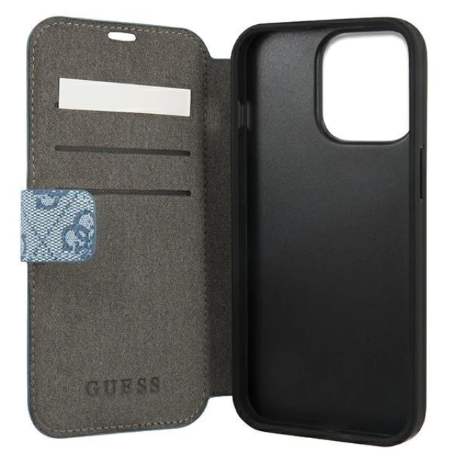 Чохол Guess 4G Big Metal Logo для iPhone 13 Pro Blue (GUBKP13L4GMGBL)