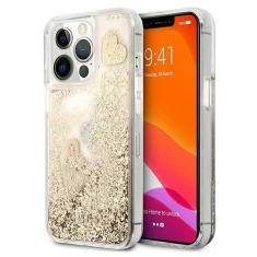 Чохол Guess Glitter Charms для iPhone 13 Pro Gold (GUHCP13LGLHFLGO)