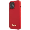 Чохол Guess Silicone Script Gold Logo для iPhone 13 Pro Max Burgundy (GUHCP13XLSLMGRE)