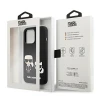 Чохол Karl Lagerfeld Karl and Choupette для iPhone 13 Pro Black with MagSafe (KLHMP13LSSKCK)