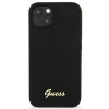 Чохол Guess Silicone Script Logo для iPhone 13 Black (GUHMP13MLSLMGBK)