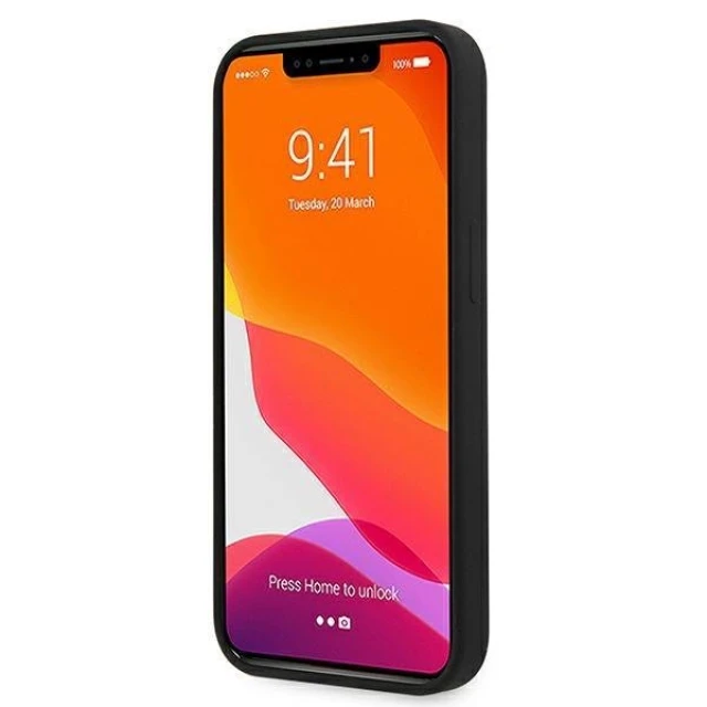 Чохол Guess Silicone Script Logo для iPhone 13 Black (GUHMP13MLSLMGBK)