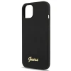 Чохол Guess Silicone Script Logo для iPhone 13 Black (GUHMP13MLSLMGBK)