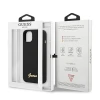 Чохол Guess Silicone Script Logo для iPhone 13 Black (GUHMP13MLSLMGBK)