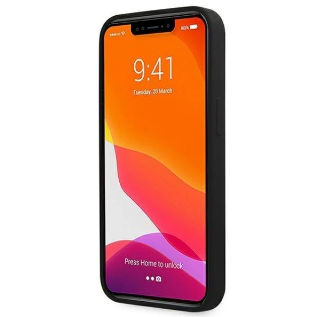 Чохол Guess Silicone Script Logo для iPhone 13 Pro Max Black (GUHMP13XLSLMGBK)