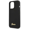 Чохол Guess Silicone Script Logo для iPhone 13 Pro Max Black (GUHMP13XLSLMGBK)