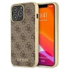 Чохол Guess 4G Collection для iPhone 13 Pro Brown with MagSafe Brown (GUHMP13LG4GB)