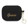 Чохол Guess Silicone Charm Collection для AirPods Pro Black (GUAPLSCHSK)