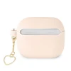 Чохол Guess Silicone Charm Collection для AirPods 3 Pink (GUA3LSCHSP)
