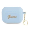 Чохол Guess Silicone Charm Collection для AirPods Pro Blue (GUAPLSCHSB)