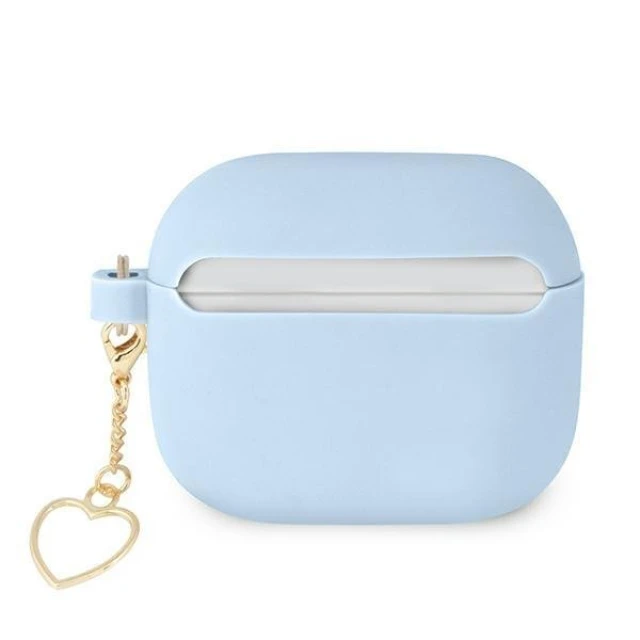 Чохол Guess Silicone Charm Collection для AirPods 3 Blue (GUA3LSCHSB)