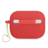 Чохол для навушників Guess Silicone Charm Heart Collection для AirPods Pro Red (GUAPLSCHSR)