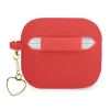 Чохол для навушників Guess Silicone Charm Heart Collection для AirPods 3 Red (GUA3LSCHSR)