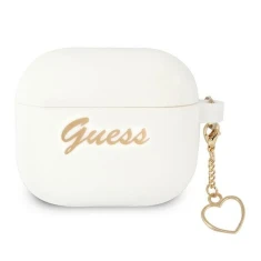 Чехол Guess Silicone Charm Collection для AirPods 3 White (GUA3LSCHSH)