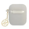 Чехол для наушников Guess Silicone Charm Collection для AirPods Grey (GUA2LSC4EG)