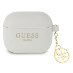 Чохол для навушників Guess Silicone Charm Collection для AirPods 3 Grey (GUA3LSC4EG)