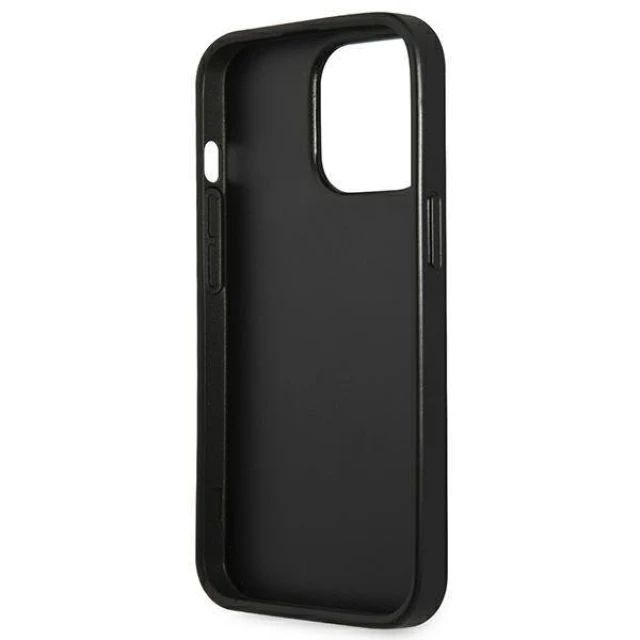 Чохол Guess Saffiano Triangle Logo для iPhone 13 Pro Black (GUHCP13LPSATLK)