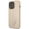 Чохол Guess Saffiano Triangle Logo для iPhone 13 Pro Beige (GUHCP13LPSATLE)