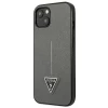Чохол Guess SaffianoTriangle Logo для iPhone 13 Silver (GUHCP13MPSATLG)
