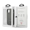 Чохол Guess SaffianoTriangle Logo для iPhone 13 Silver (GUHCP13MPSATLG)