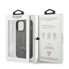 Чохол Guess Saffiano Triangle Logo для iPhone 13 Pro Silver (GUHCP13LPSATLG)