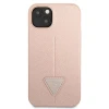 Чехол Guess Saffiano Triangle Logo для iPhone 13 mini Pink (GUHCP13SPSATLP)