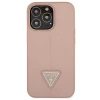 Чохол Guess Saffiano Triangle Logo для iPhone 13 Pro Pink (GUHCP13LPSATLP)