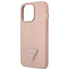 Чохол Guess Saffiano Triangle Logo для iPhone 13 Pro Pink (GUHCP13LPSATLP)