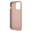 Чохол Guess Saffiano Triangle Logo для iPhone 13 Pro Pink (GUHCP13LPSATLP)