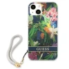 Чохол Guess Flower Strap для iPhone 13 Blue (GUHCP13MHFLSB)