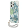 Чохол Guess Flower Strap для iPhone 13 Pro Green (GUHCP13LHFLSN)