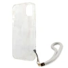 Чохол Guess Flower Strap для iPhone 13 mini Purple (GUHCP13SHFLSU)