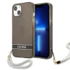 Чохол Guess Translucent Strap для iPhone 13 mini Black (GUHCP13SHTSGSK)