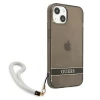 Чохол Guess Translucent Strap для iPhone 13 mini Black (GUHCP13SHTSGSK)