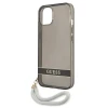 Чохол Guess Translucent Strap для iPhone 13 mini Black (GUHCP13SHTSGSK)